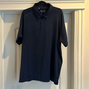 Navy Men’s XXL Under Armour Like New Heatgear Golf Polo Loose